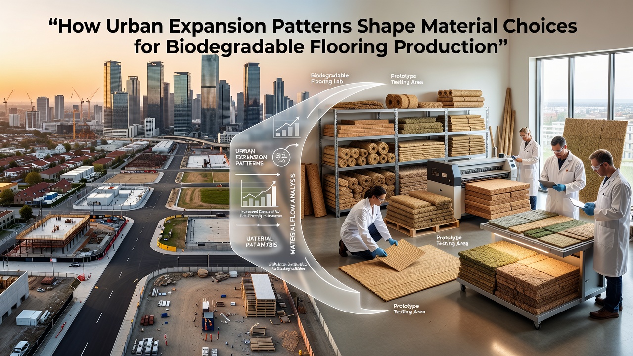 How Urban Expansion Patterns Shape Material Choices for Biodegradable Flooring Production